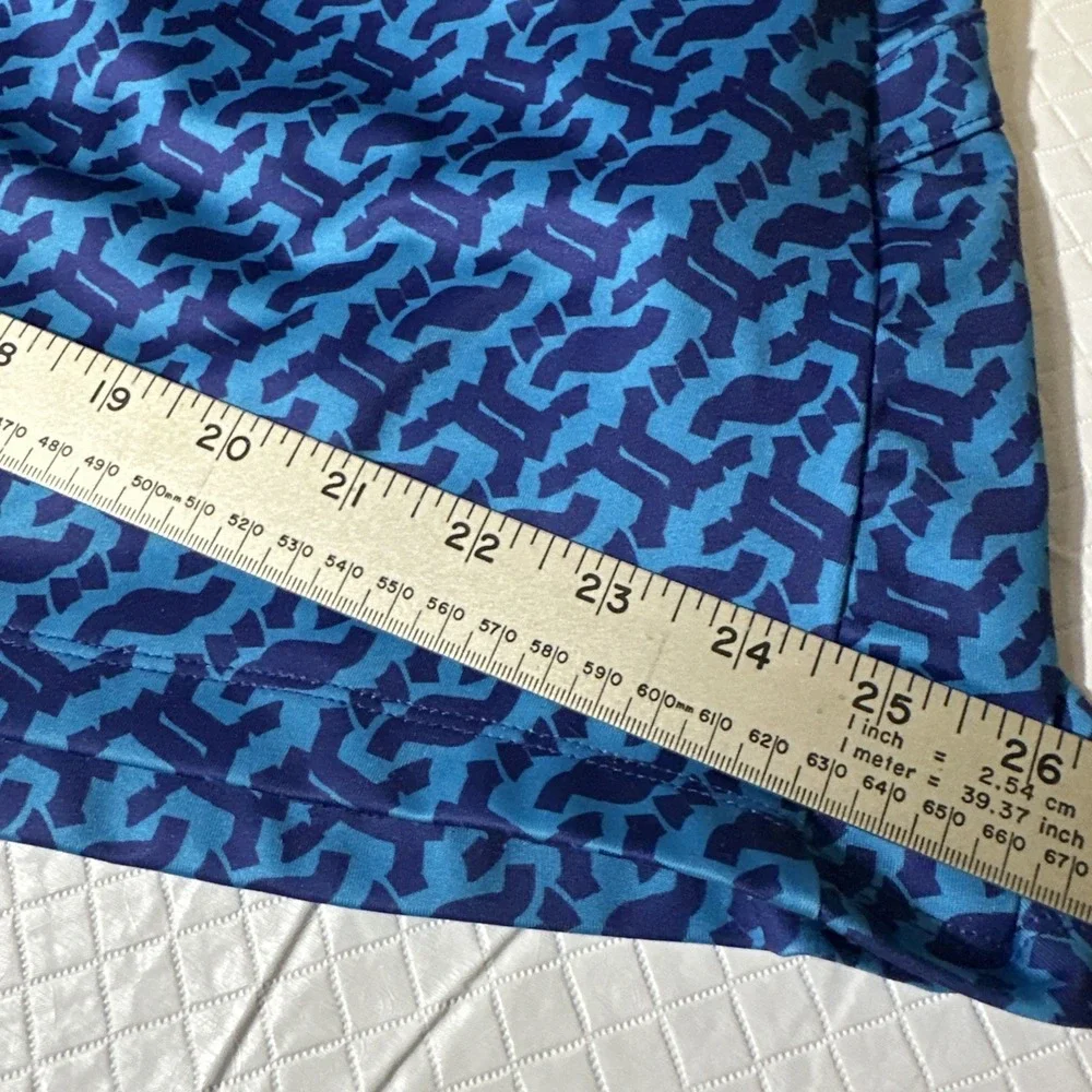 Zealotpower  women skort size large‎ blue print stretch waist pickleball tennis